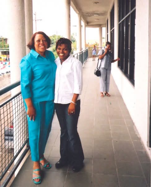 Dr. Pinkins ministering in Jamaica